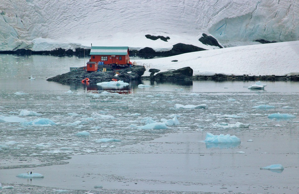 antarktydą, uratowania, Antarktydzie bazie polarnej