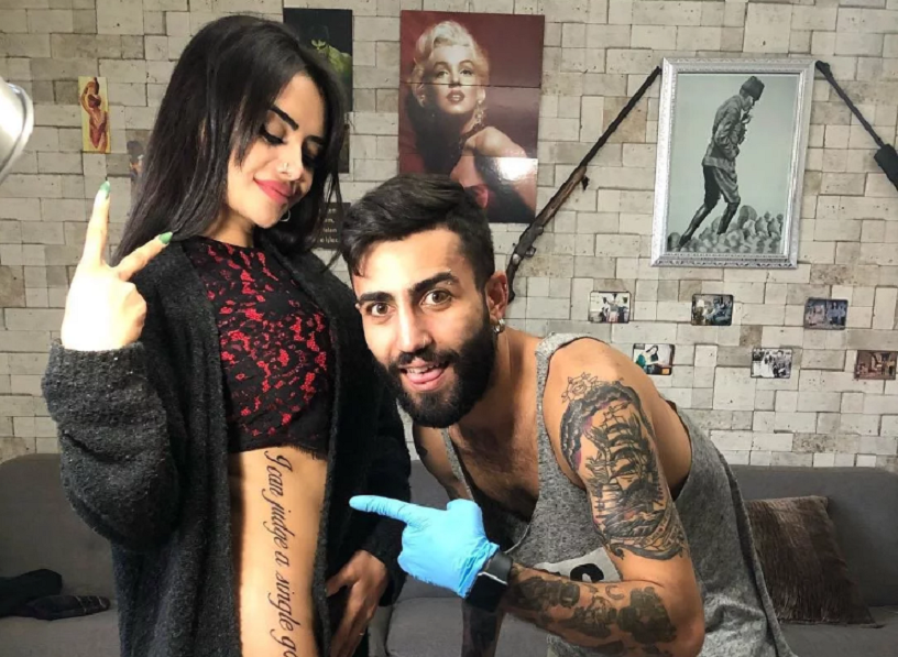 celebrytka i jej durny tatuaż