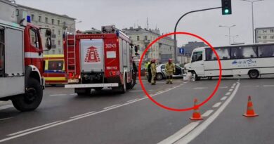 Groźny wypadek w centrum Kielc. 3-letnie dziecko w szpitalu! (FOTO, VIDEO)