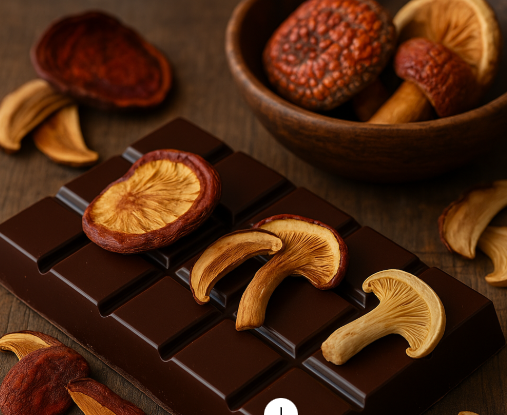 Mushroom Chocolate: czekolada z dodatkiem grzybów – słodki krok w stronę zdrowia?