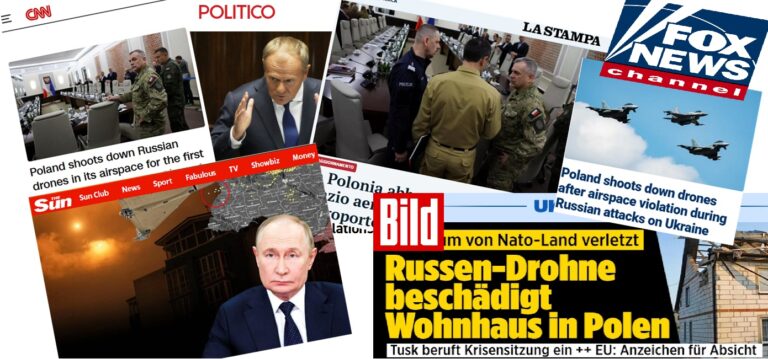 Rosja testuje nie tylko Polskę, ale całe NATO. Czy sojusznicy znów zawiodą? Cały świat pisze o ataku Rosji na Polskę. Rosja testuje reakcje NATO i na jak wiele może sobie pozwolić. Jeśli nie będzie reakcji, choćby w postaci sankcji, rozzuchwali się jeszcze bardziej. Putin zna tylko język siły